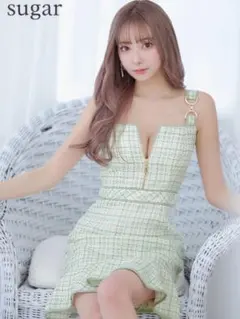 【新品未使用】【an/アン】再値下げ】ツイード/ミニドレス/ キャバドレス