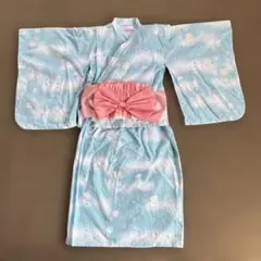 貝・ハート・リボン柄浴衣セット　120~130㎝