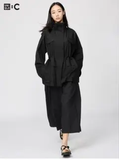 UNIQLO :C コットンキュロット ブラック S 新品未開封 d1