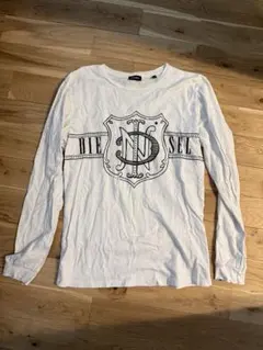 DIESELホワイト ロングスリーブ カットソー