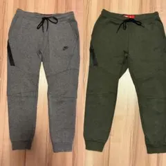 Nike ジョガースウェットパンツ グレーとオリーブの2色セット　Lサイズ