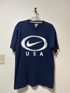 希少80s NIKE 銀タグ プルオーバー　L （ネイビーレッド）トリコロール 希少80s NIKE 銀タグ プルオーバー L （ネイビーレッド）トリコロール