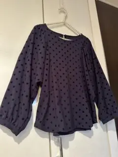 ❤️✳︎AG by aquagirl・長袖カットソー・ドット柄・38・M・used