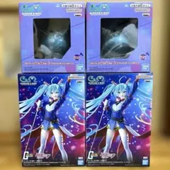 ガンダム45周年　初音ミク　フィギュア　ハロ　スピーカー　4個
