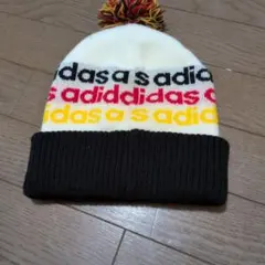 adidas ポンポン付きニット帽 OSFX