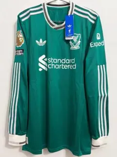 25-26 シーズン リバプールFC緑色ロングスリーブ トレーニングウェアセット 25-26 シーズン リバプールFC緑色ロングスリーブ トレーニングウェア