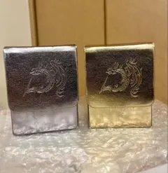デュエルマスターズ デッキケース ゴールド シルバー 2個セット