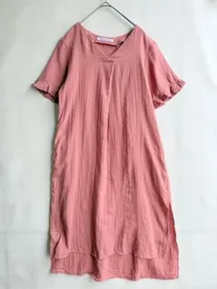 Live in comfort レディース　ワンピース　ピンク　M フェリシモ