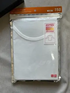 HEATTECH Ｕネック　9分袖　150サイズ ホワイト