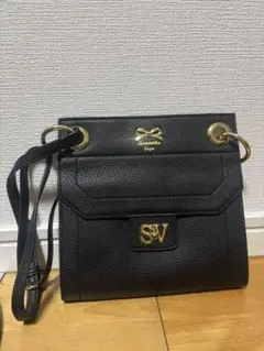 Samantha Vega 黒 ショルダーバッグ
