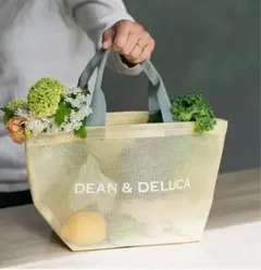DEAN&DELUCAメッシュトートバッグ シトラスイエロー