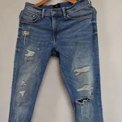 H&M スキニーダメージ加工　170/76A F80