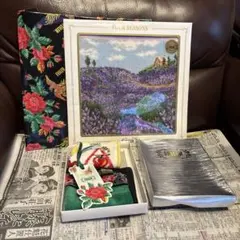 FEILER FOUR SEASONS ラベンダー ハンカチ フェイラのサムネイル