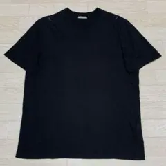 モンクレール レディース シンプル Tシャツ ブラック L国内正規品 