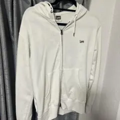 Lee ホワイト フルジップパーカー