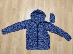 モンベル　ウインドブラストプリント　パーカ レディース　ジャケット　パーカー　紫