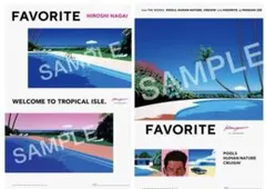 永井博 直筆サイン入り ポスター2枚セット FAVORITE POSTER ② 永井博 直筆サイン入り ポスター2枚セット FAVORITE POSTER 永井