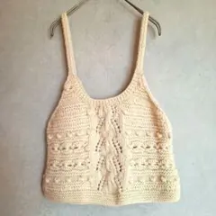 LILY YARN KNIT CAMISOLE/キャミソール春ビスチェ - メルカリ