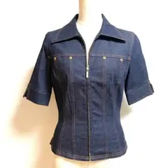 【新品未使用】Private Label★半袖デニムシャツ　ジャケット　アウター