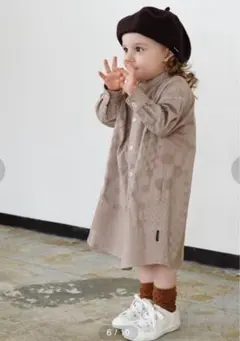 ☆quoti use fith ドットパッチワークジャガード ワンピース☆