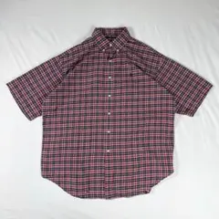 n*y様 ラルフローレン 半袖シャツ ボタンダウン 赤チェック BLAIRE コ