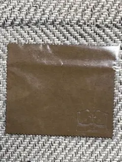 ブラウン マイクロファイバー メガネ拭き