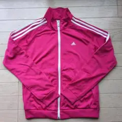 【希少カラー】adidas アディダス トラックジャケット ピンク レディースL adidas トラックジャケット ピンク レディースLサイズ ジャージ