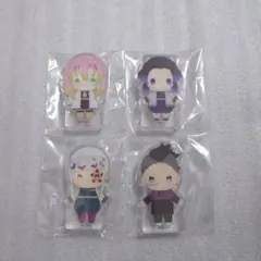 鬼滅の刃 ゆらふわアート アクリルブロック vol.1.2 4個セット