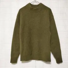 UNIQLO ユニクロ (M)　スフレヤーン モックネックセーター　メンズ