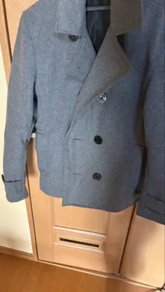 Nylaus チェスターコート L グレー メンズ ロングコート