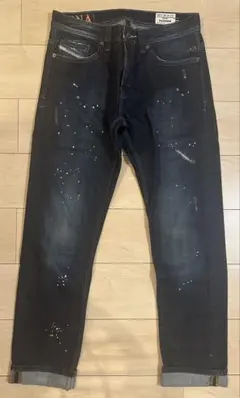 DIESEL BARRON ペイント加工 デニムパンツのサムネイル