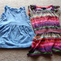 baby GAP ノースリーブワンピースとショートオールセット 2歳用