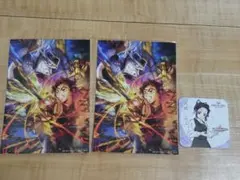 鬼滅の刃　胡蝶しのぶポストカード2枚セットとコースター