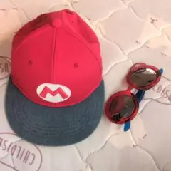 ユニバ　USJ　スーパーニンテンドーワールド　マリオ　キャップ　サングラス
