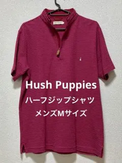 Hush Puppies ハッシュパピー ポロシャツ ボーダー　ジップアップのサムネイル