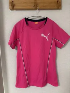 PUMA ピンク 半袖Tシャツ M