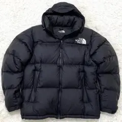 美品 ノースフェイス ヌプシ ND92335 黒 L ダウン 極暖 2WAY
