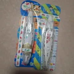 PLUS デコラッシュ 2本セット 水彩ヒツジ クルマ