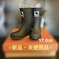 ⭐︎moz⭐︎ レインブーツ ブラック 17.0㎝のサムネイル