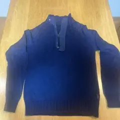 G-STAR RAW ネイビー ハーフジップ セーター Sのサムネイル