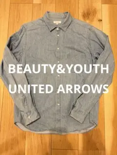BEAUTY&YOUTH デニムシャツ XL ライトブルー