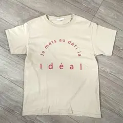 アルアバイル ベージュ Tシャツ フロントプリント ＊allureville＊のサムネイル
