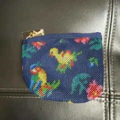 良柄☆学校フェイラー　 ハイジ　舟形メッシュポーチ