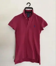 【美品】ラルフローレン ポロシャツ スキニーポロ ピンク XS skinny