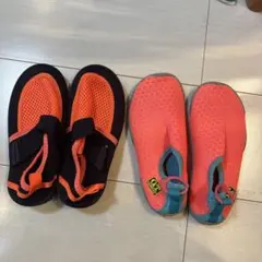 Hawkins マリンシューズ18cm オレンジ/ マリンシューズ　17㎝