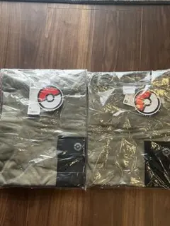 値下げしました。ポケモン Tシャツ 2枚セット Sサイズ Mサイズ　カーキ