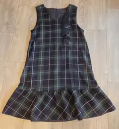 Bebe ノースリーブチェックワンピース S　140