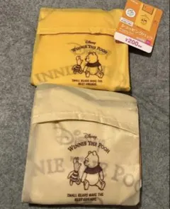 新品未使用　ダイソー　エコバッグ　プーさん　ディズニー　2点セット