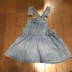 H&M デニムジャンパースカート 90