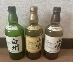 空瓶 5本セット 知多 白州 山崎 竹鶴 余市 サントリー ニッカ ジャパン